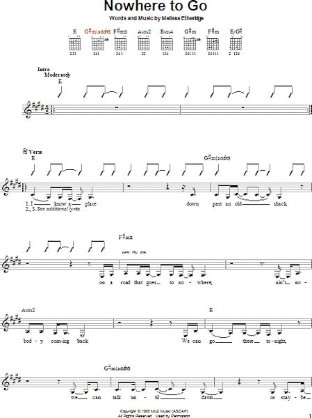 open zoom image for Nowhere To Go - Easy Guitar, New, Main