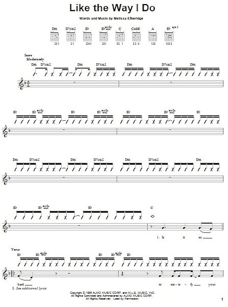 open zoom image for Like The Way I Do - Easy Guitar, New, Main