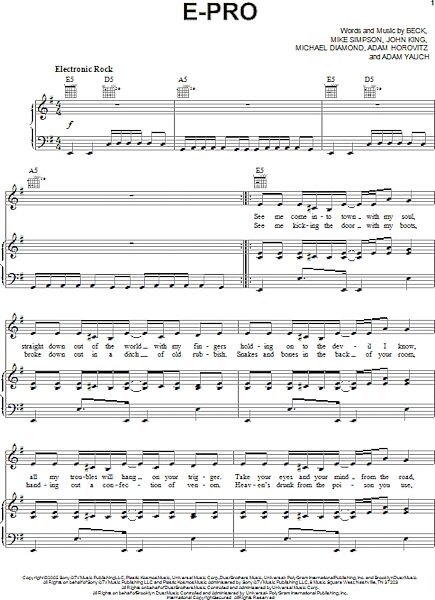 open zoom image for E-Pro - Piano/Vocal/Guitar, New, Main