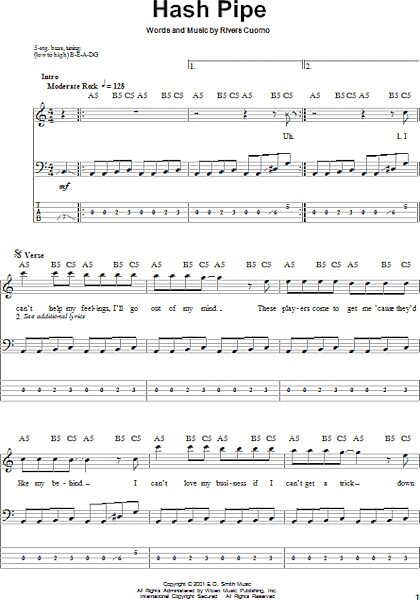 open zoom image for Hash Pipe - Bass Tab, New, Main