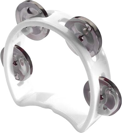 open zoom image for Stagg Mini Tambourine, White