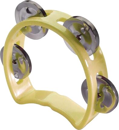 open zoom image for Stagg Mini Tambourine, Yellow