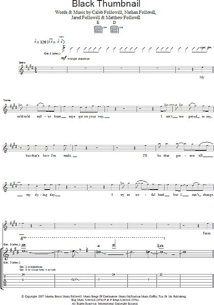 open zoom image for Black Thumbnail - Guitar TAB, New, Main