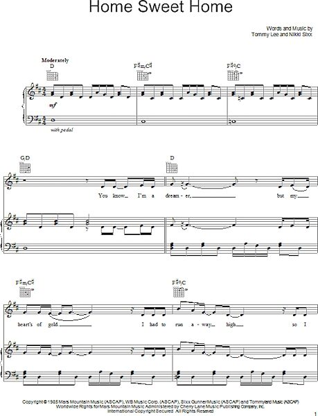 open zoom image for Home Sweet Home - Piano/Vocal/Guitar, New, Main