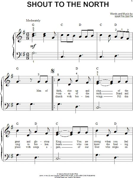 open zoom image for Shout To The North - Big Note Piano, New, Main