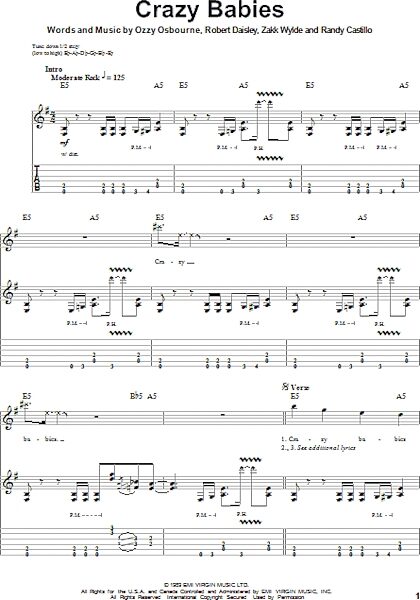 open zoom image for Crazy Babies - Guitar Tab Play-Along, New, Main
