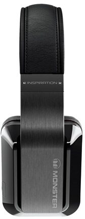 open zoom image for Monster Inspiration Headphones, Titanium - Side