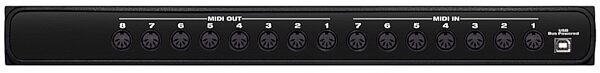 open zoom image for MOTU MIDI Express 128 8x8 USB MIDI Interface, Rear