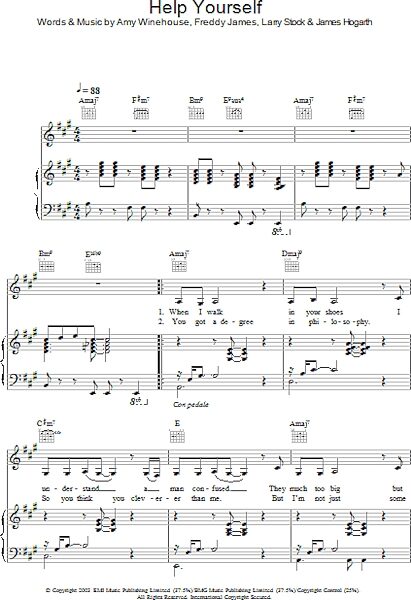 open zoom image for Help Yourself - Piano/Vocal/Guitar, New, Main