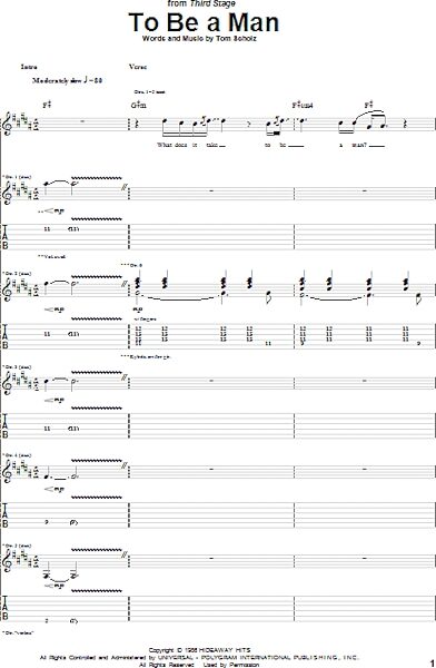 open zoom image for To Be A Man - Guitar TAB, New, Main