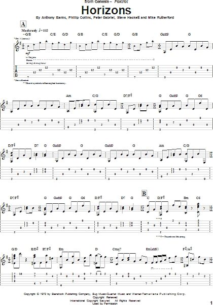 open zoom image for Horizons - Guitar TAB, New, Main