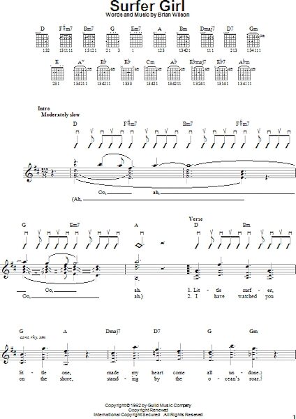 open zoom image for Surfer Girl - Easy Guitar, New, Main