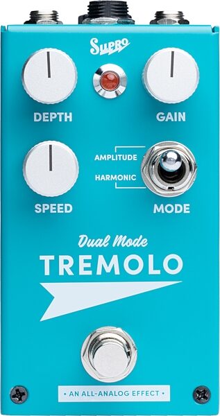 open zoom image for Supro Tremolo Pedal, New, Action Position Back