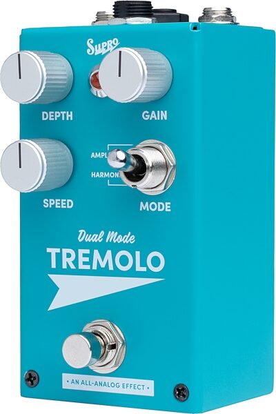 open zoom image for Supro Tremolo Pedal, New, Action Position Back