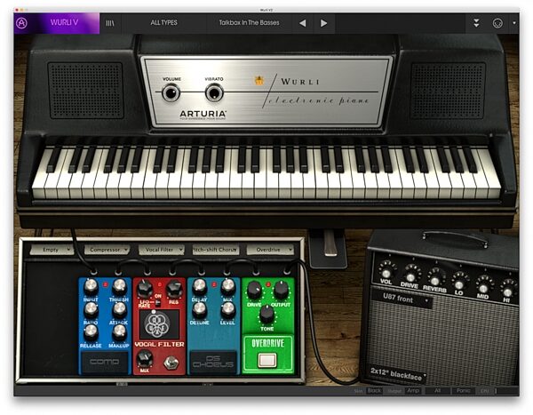 open zoom image for Arturia Wurli V Software Instrument, Digital Download, Action Position Back