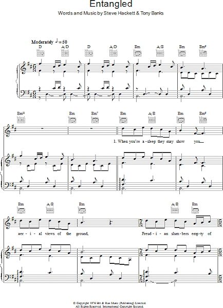open zoom image for Entangled - Piano/Vocal/Guitar, New, Main