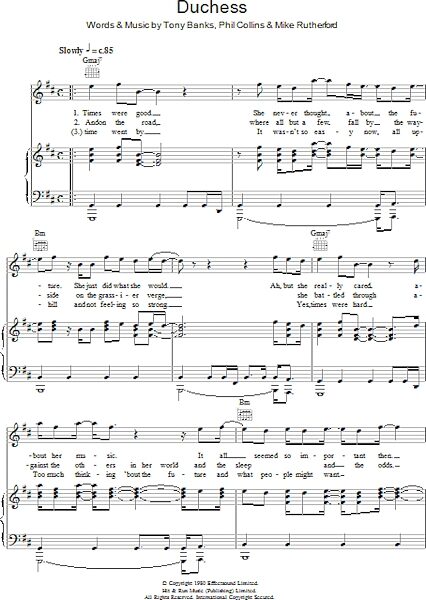 open zoom image for Duchess - Piano/Vocal/Guitar, New, Main