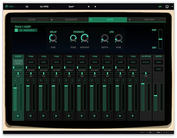 open zoom image for Arturia CMI V Synthesizer Software Instrument, Digital Download, Action Position Back