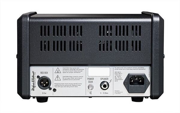 open zoom image for Hughes and Kettner TubeMeister 5 Guitar Amplifier Head, 5 Watts, Back