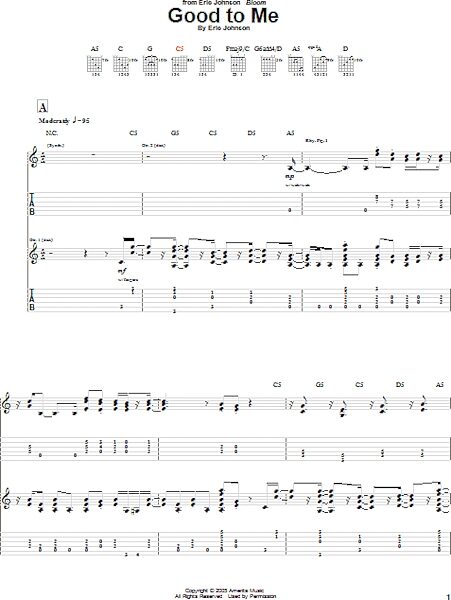open zoom image for Good To Me - Guitar TAB, New, Main