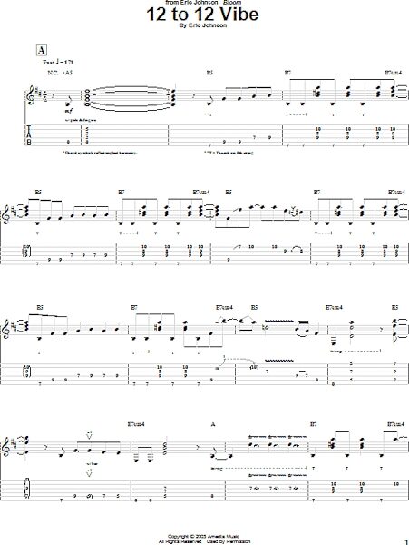 open zoom image for 12 To 12 Vibe - Guitar TAB, New, Main