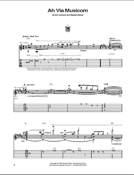 open zoom image for Ah Via Musicom - Guitar TAB, New, Main