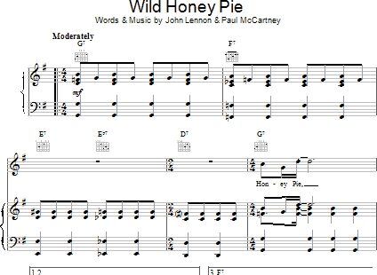 open zoom image for Wild Honey Pie - Piano/Vocal/Guitar, New, Main