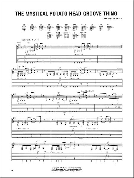 open zoom image for The Mystical Potato Head Groove Thing - Guitar TAB, New, Main