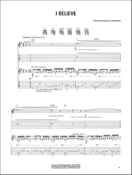 open zoom image for I Believe - Guitar TAB, New, Main