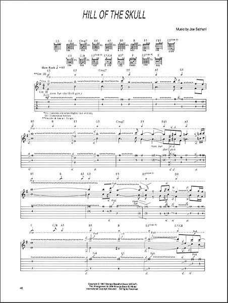 open zoom image for Hill Of The Skull - Guitar TAB, New, Main