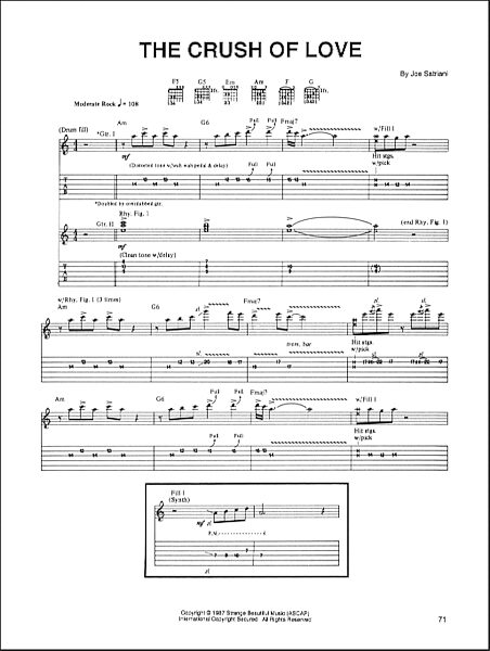 open zoom image for The Crush Of Love - Guitar TAB, New, Main