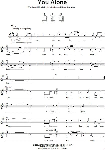open zoom image for You Alone - Easy Guitar, New, Main
