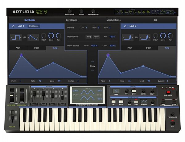 open zoom image for Arturia CZ V Software Instrument, Digital Download, Action Position Back