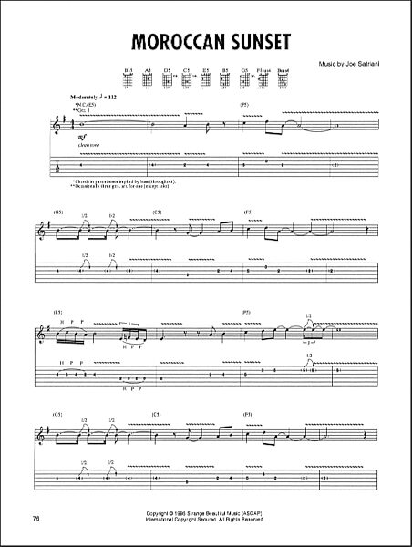 open zoom image for Moroccan Sunset - Guitar TAB, New, Main