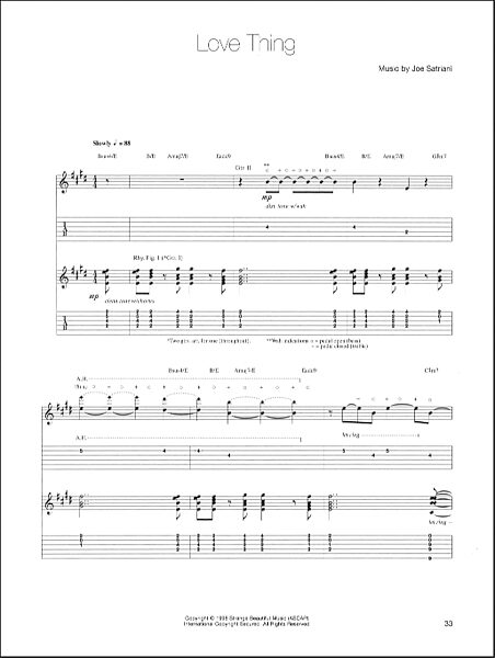 open zoom image for Love Thing - Guitar TAB, New, Main