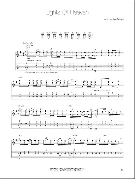 open zoom image for Lights Of Heaven - Guitar TAB, New, Main
