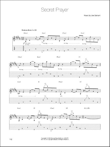 open zoom image for Secret Prayer - Guitar TAB, New, Main