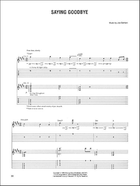 open zoom image for Saying Goodbye - Guitar TAB, New, Main
