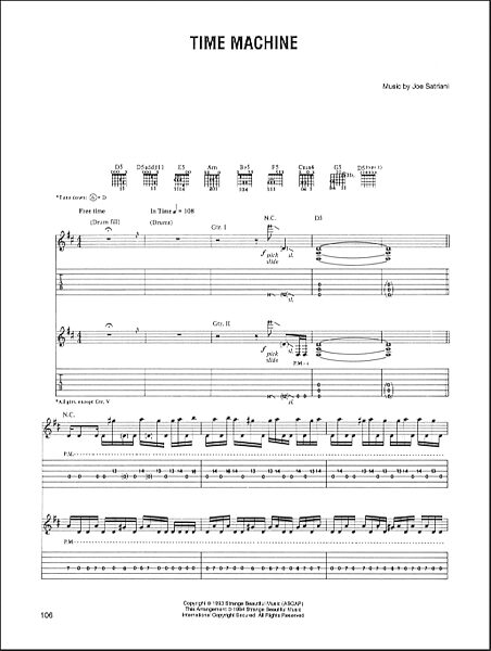 open zoom image for Time Machine - Guitar TAB, New, Main