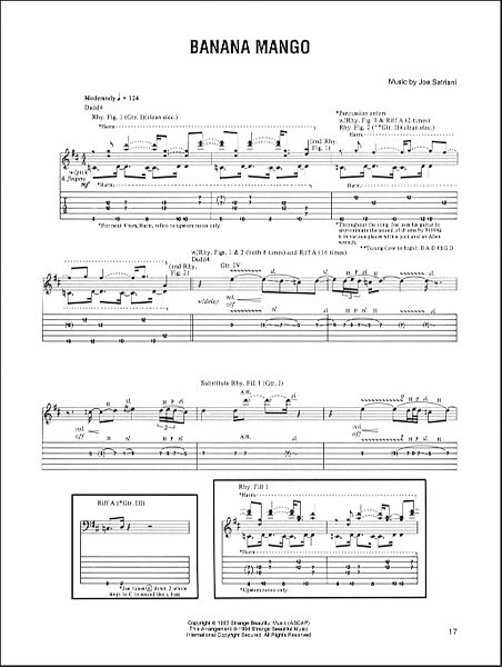 open zoom image for Banana Mango - Guitar TAB, New, Main