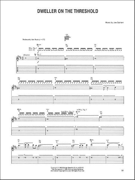 open zoom image for Dweller On The Threshold - Guitar TAB, New, Main