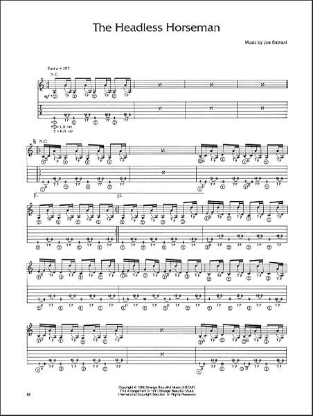 open zoom image for Headless Horseman - Guitar TAB, New, Main