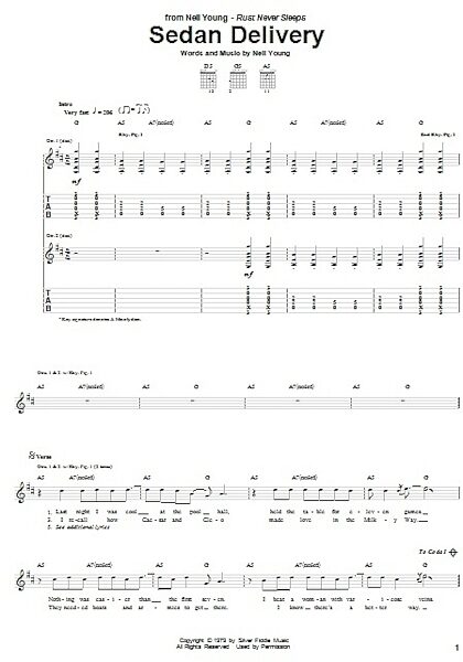 open zoom image for Sedan Delivery - Guitar TAB, New, Main