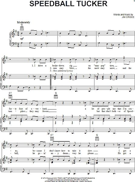 open zoom image for Speedball Tucker - Piano/Vocal/Guitar, New, Main