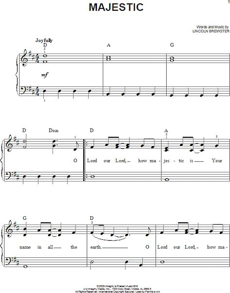 open zoom image for Majestic - Easy Piano, New, Main