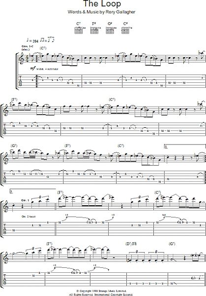 open zoom image for The Loop - Guitar TAB, New, Main