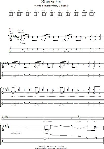 open zoom image for Shinkicker - Guitar TAB, New, Main
