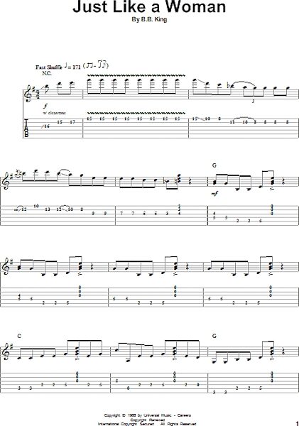 open zoom image for Just Like A Woman - Guitar Tab Play-Along, New, Main