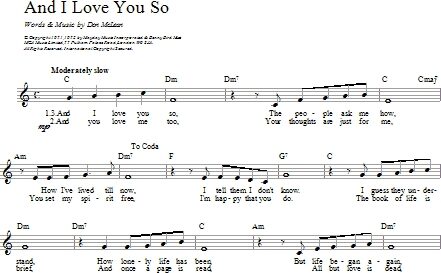 open zoom image for And I Love You So - Fake Book, New, Main