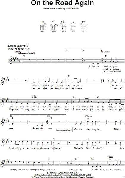 open zoom image for On The Road Again - Easy Guitar, New, Main